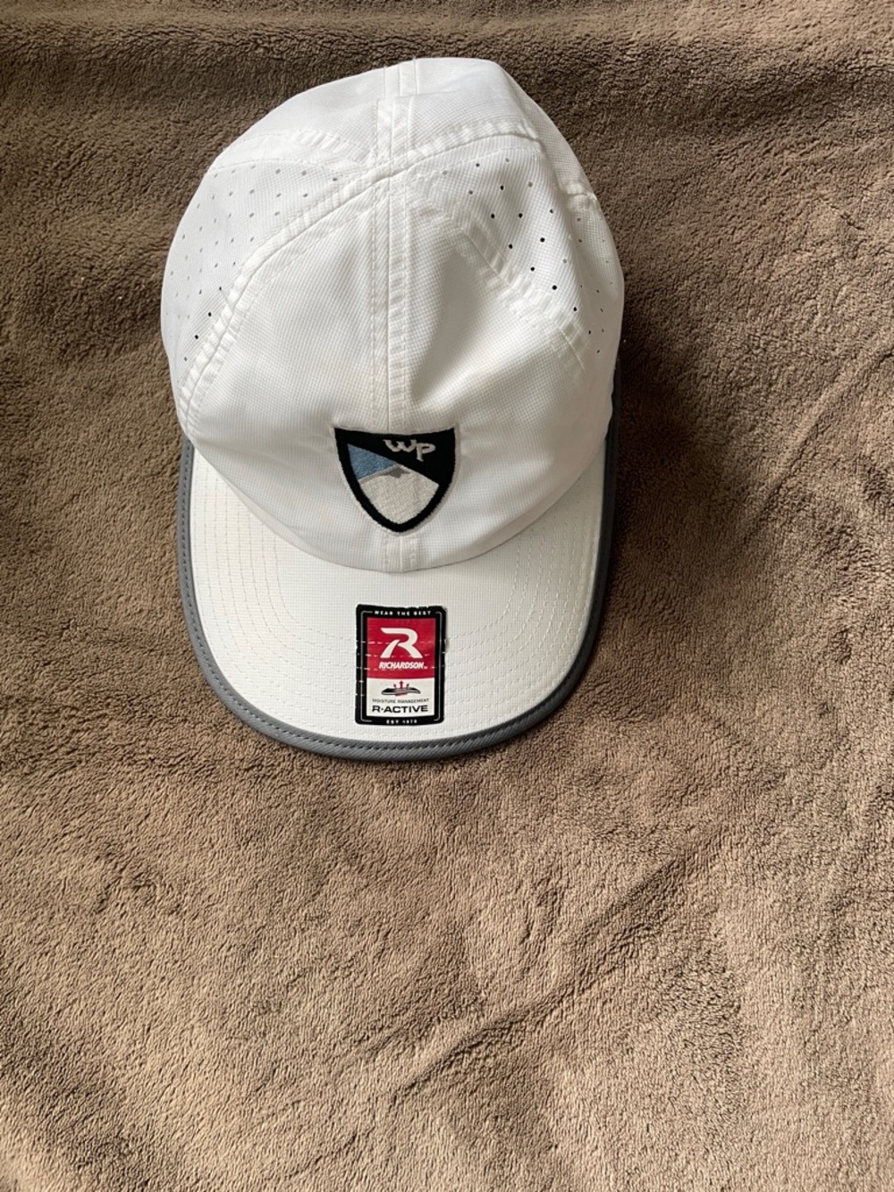 R-Active White Performance Cap with WP Shield Logo